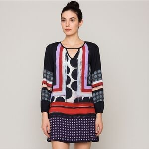 Clover Canyon Geometric Print Dress XS